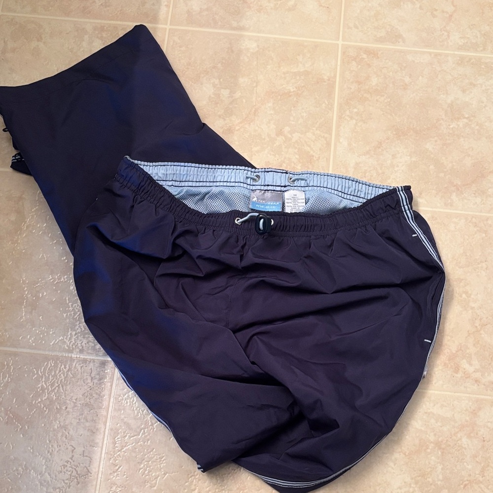 Navy Blue Athletic Pants